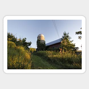 Rural Barn and Silo Sticker